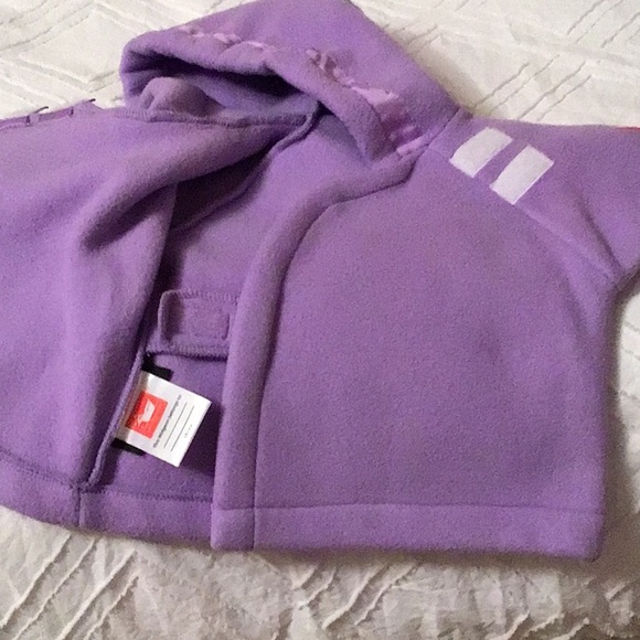 Cozy Purple Fleece Hoodie - Picture 3 of 4